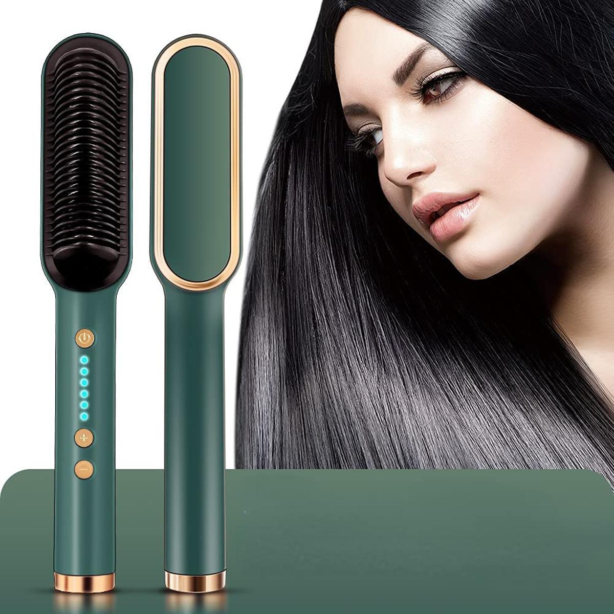 New 2 In 1 Hair Straightener Hot Comb