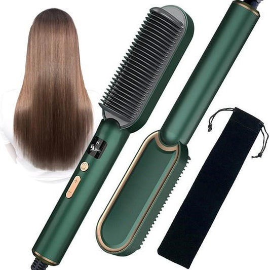 New 2 In 1 Hair Straightener Hot Comb